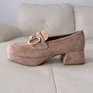 Jeffrey Campbell Tan Loafers